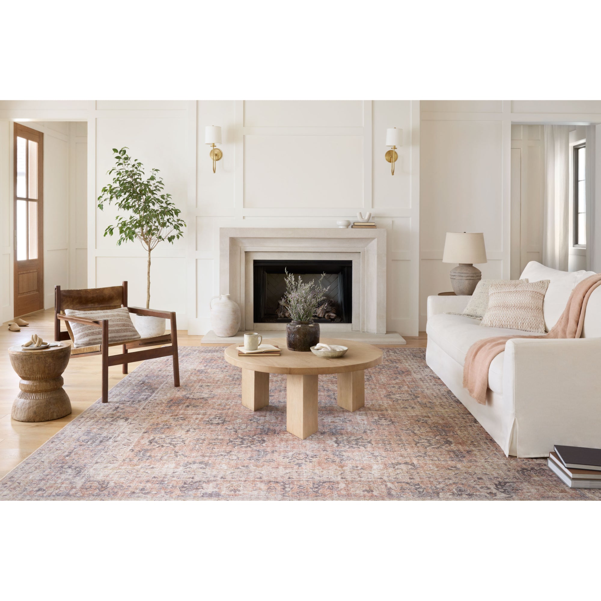 Loloi Skye Blush/Grey Rug
