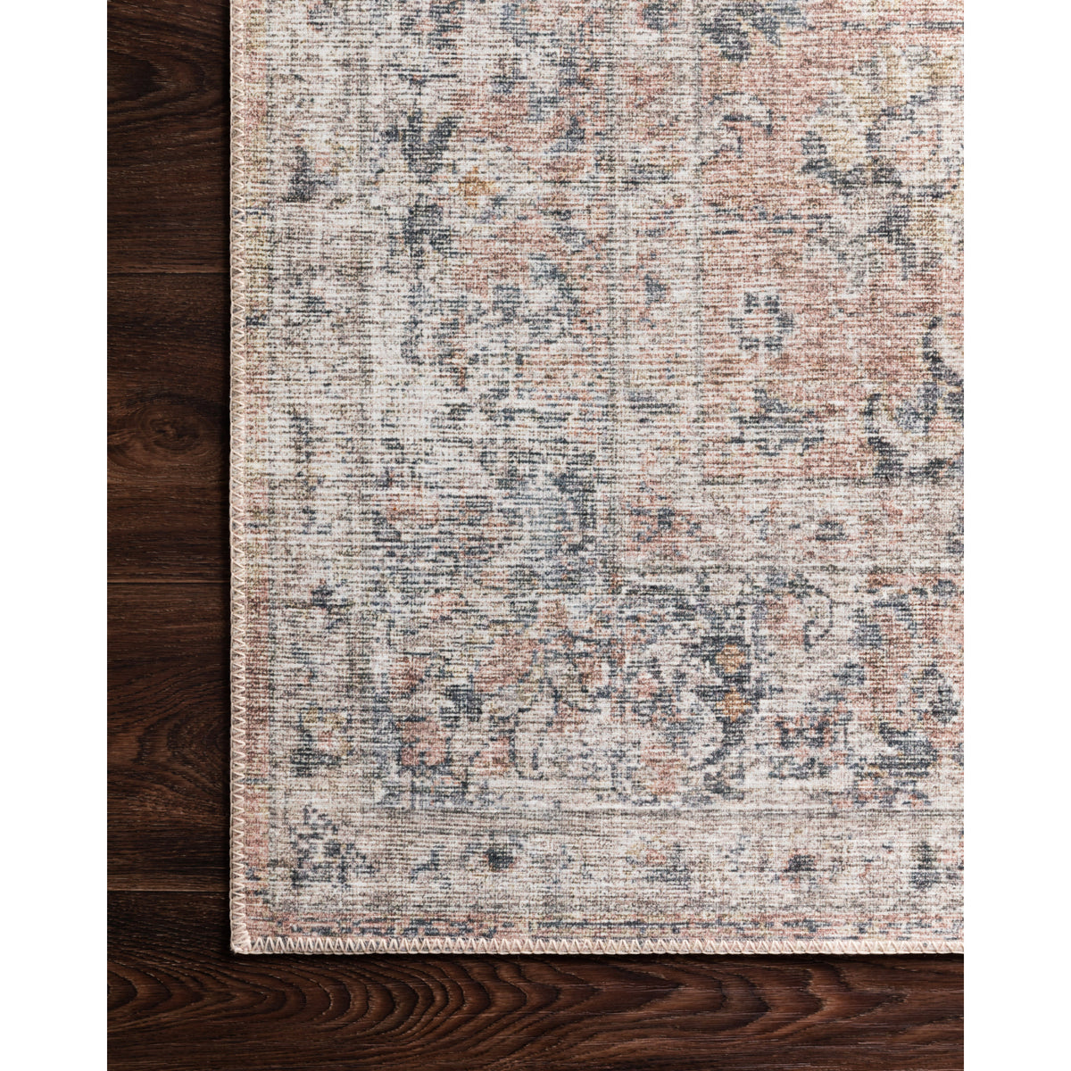 Loloi Skye Blush/Grey Rug by Loloi