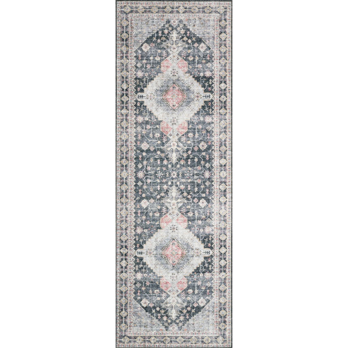 Loloi Skye Charcoal/Multi Rug by Loloi