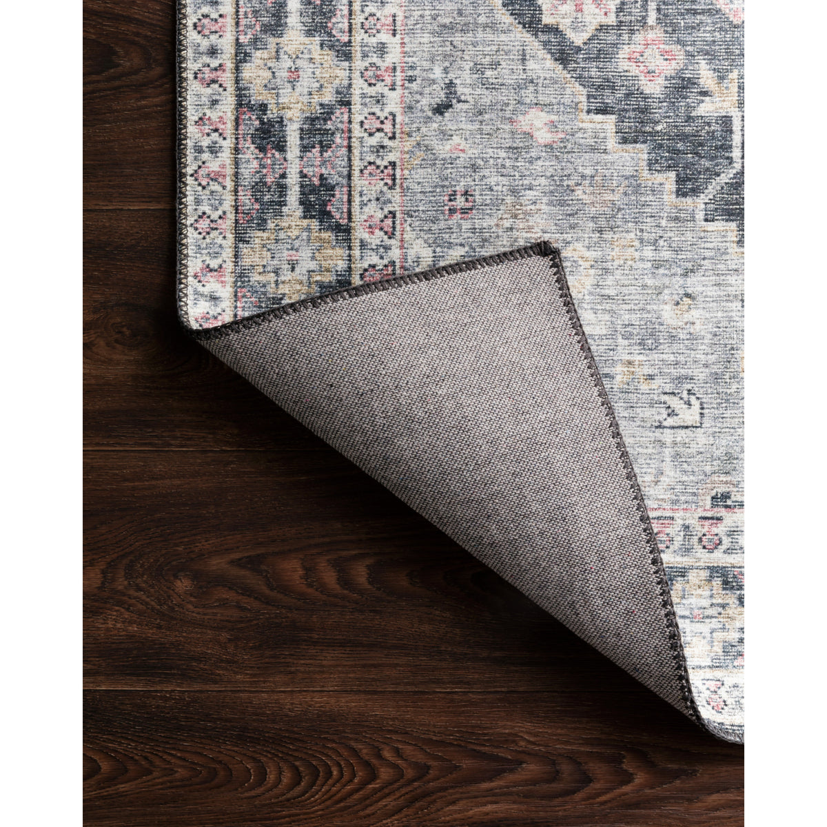 Loloi Skye Charcoal/Multi Rug by Loloi