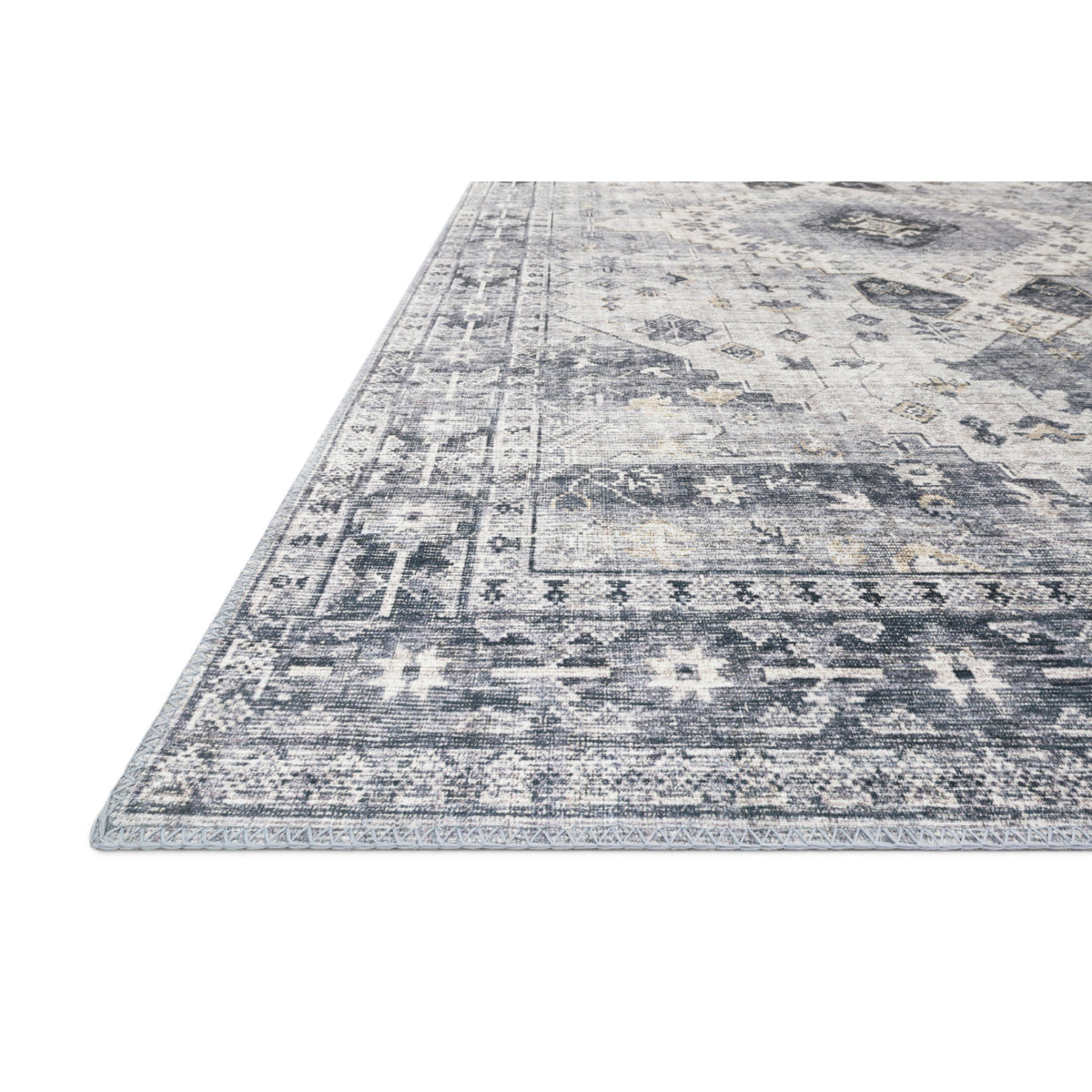 Loloi Skye Silver/Grey Rug by Loloi