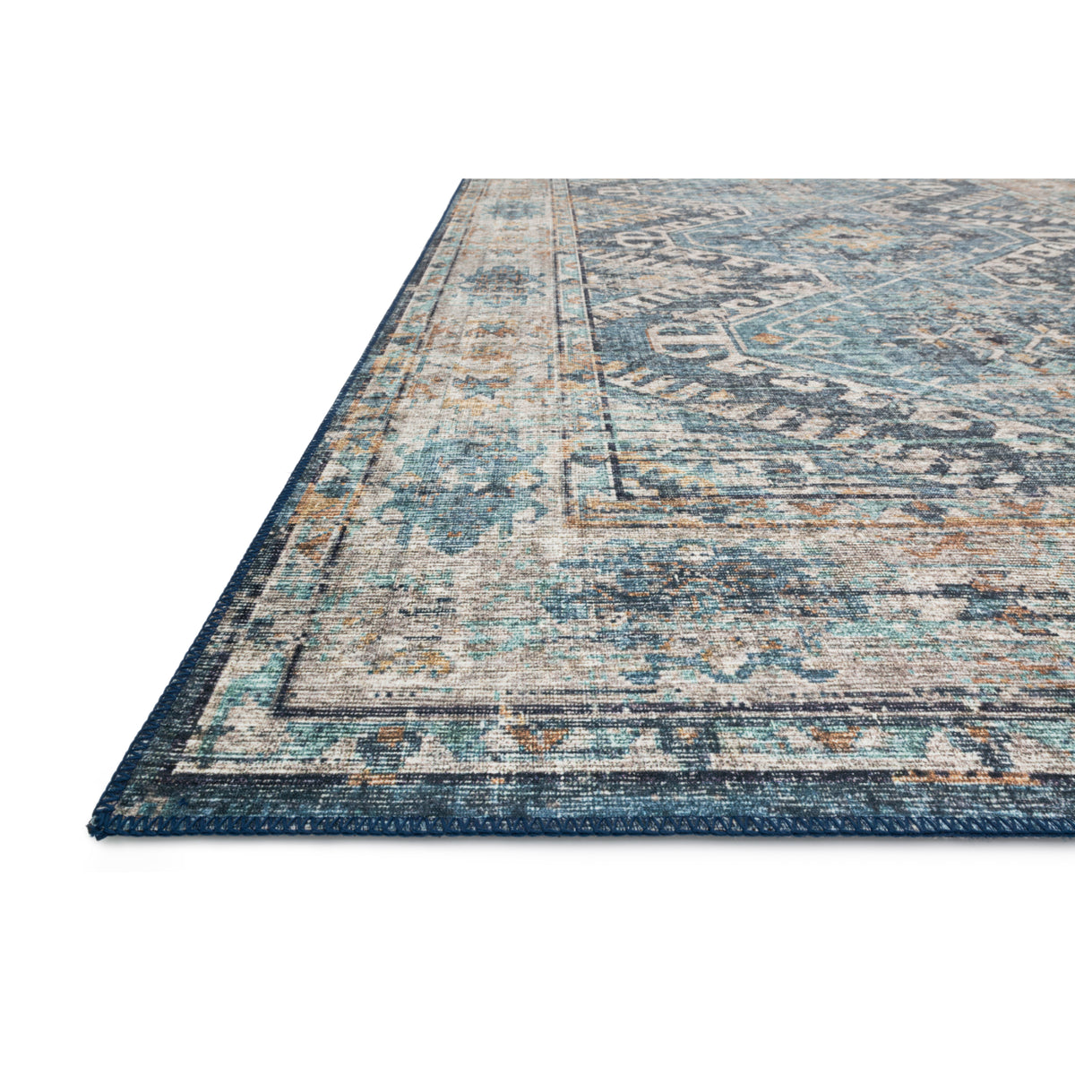 Loloi Skye Denim/Natural Rug by Loloi