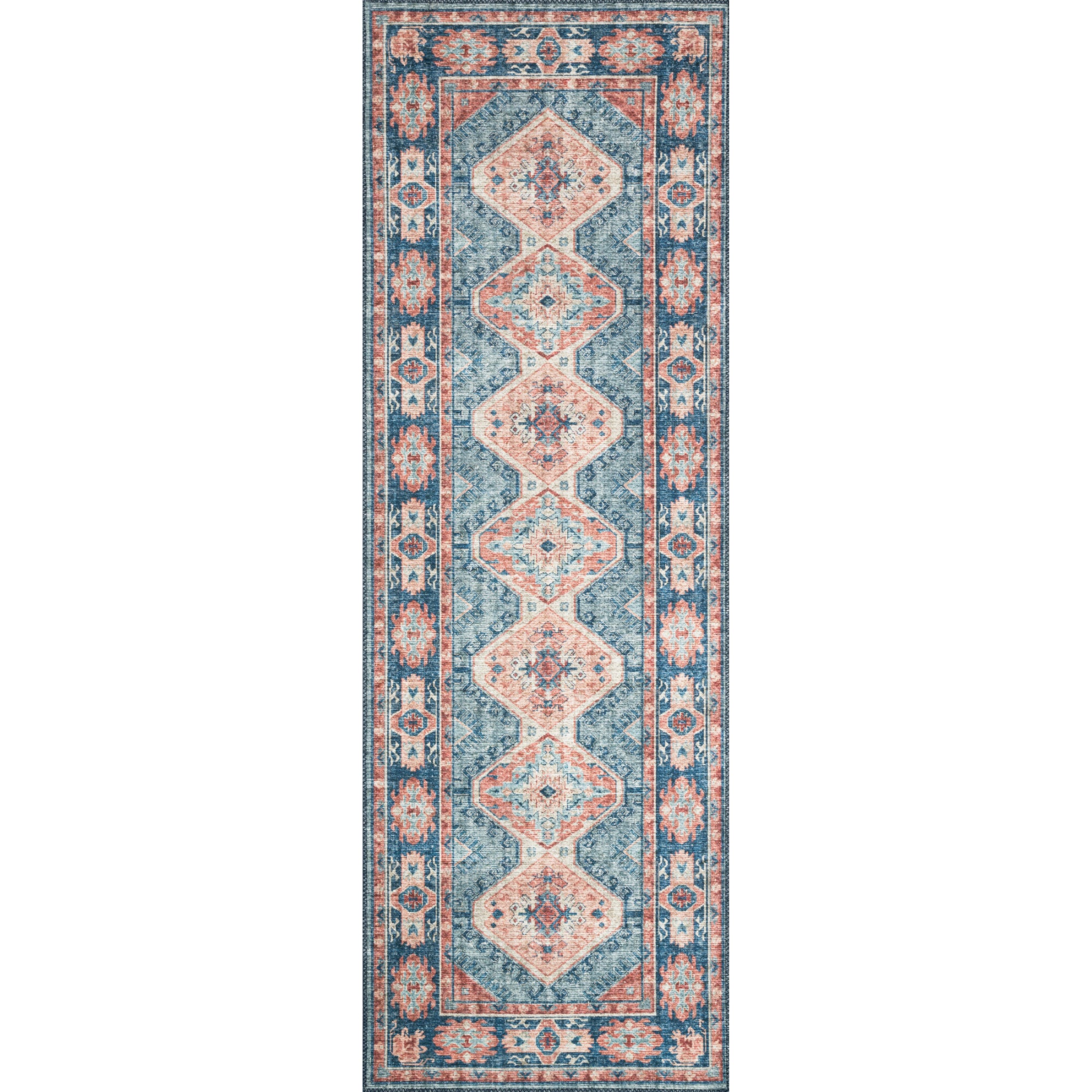 Loloi Skye Turquoise/Terracotta Rug