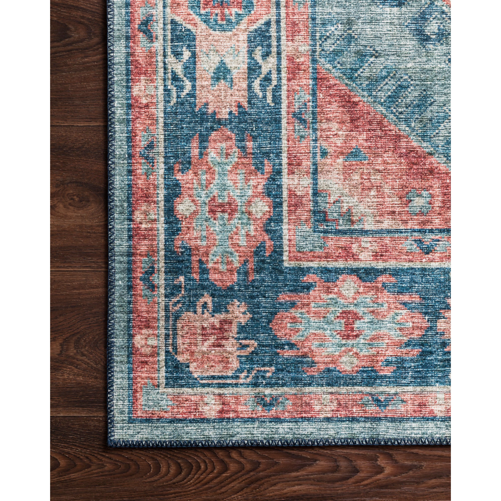 Loloi Skye Turquoise/Terracotta Rug