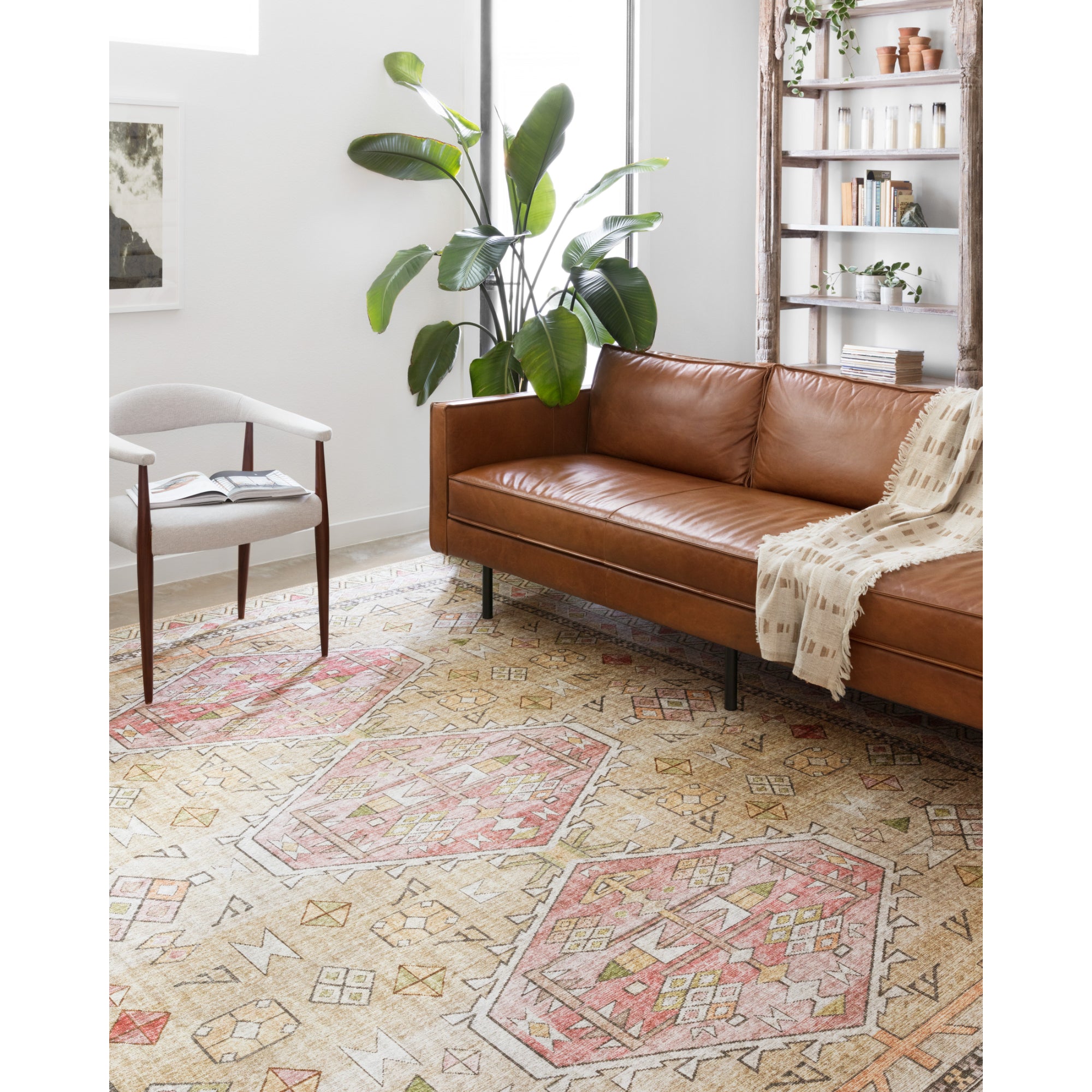 Loloi Skye Gold/Blush Rug