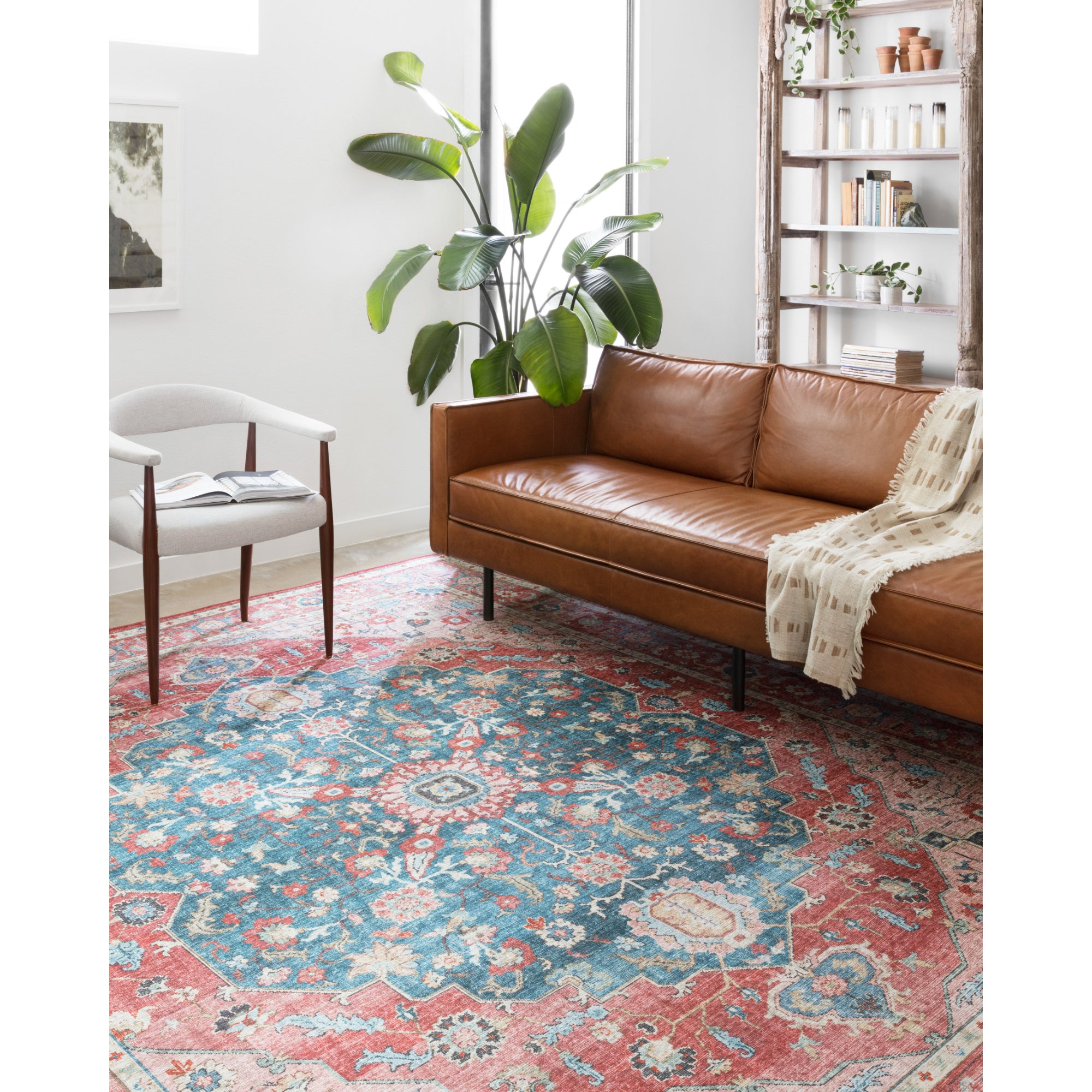 Loloi Skye Brick/Ocean Rug