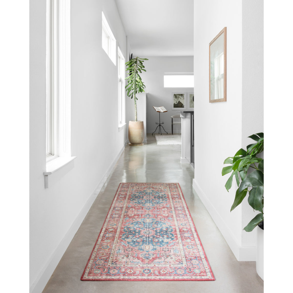 Loloi Skye Brick/Ocean Rug by Loloi