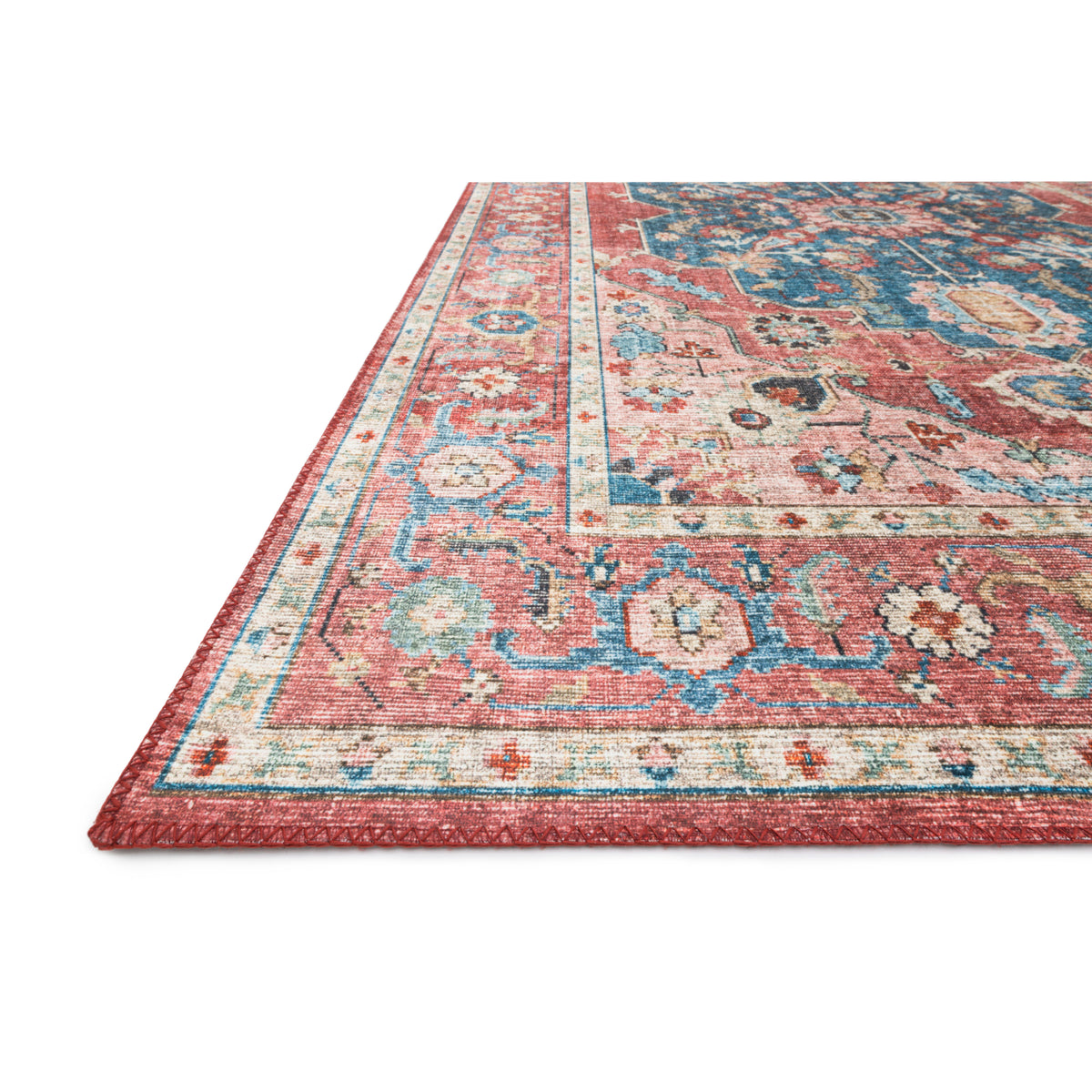 Loloi Skye Brick/Ocean Rug by Loloi