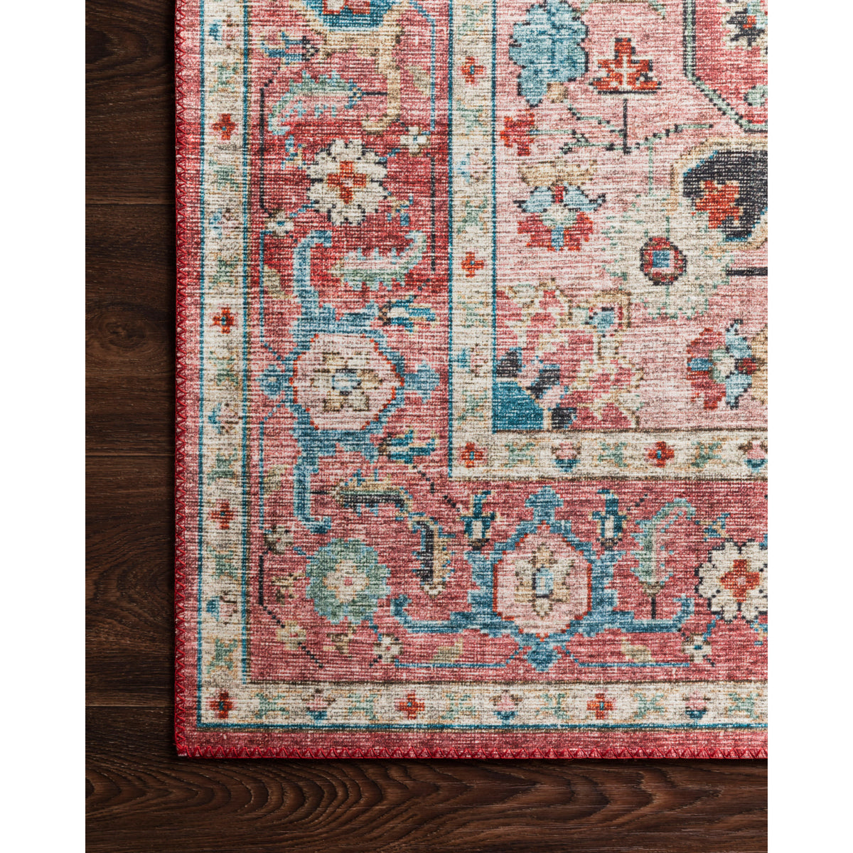 Loloi Skye Brick/Ocean Rug by Loloi