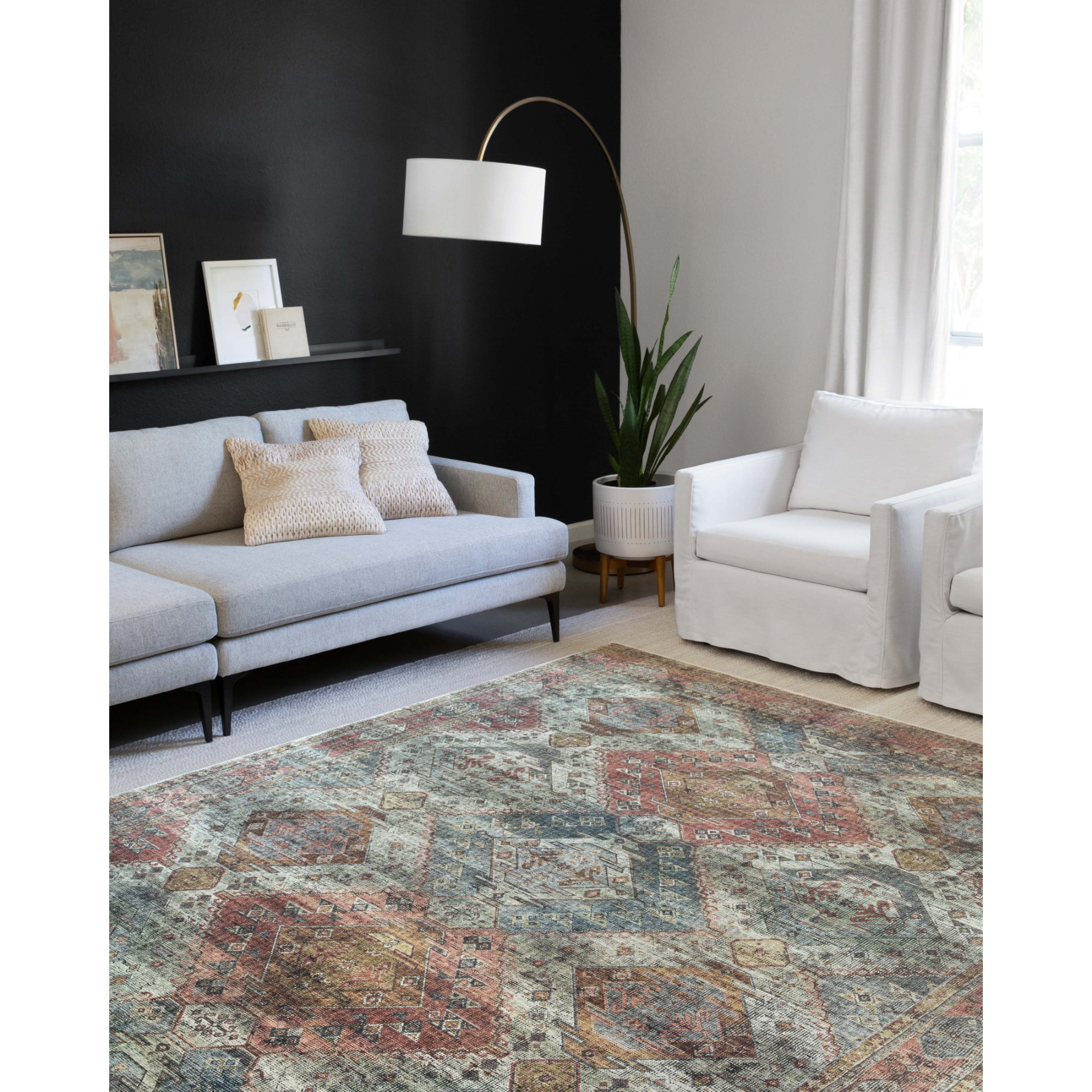 Loloi Skye Apricot/Mist Rug