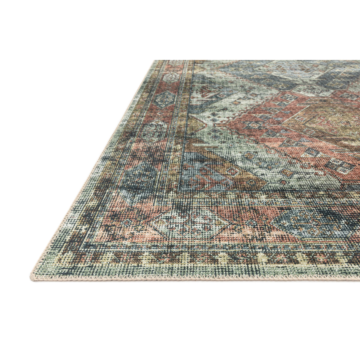 Loloi Skye Apricot/Mist Rug by Loloi