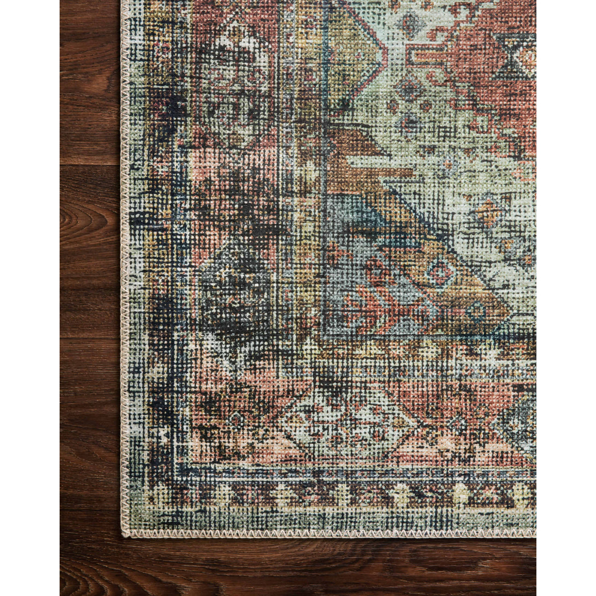 Loloi Skye Apricot/Mist Rug by Loloi