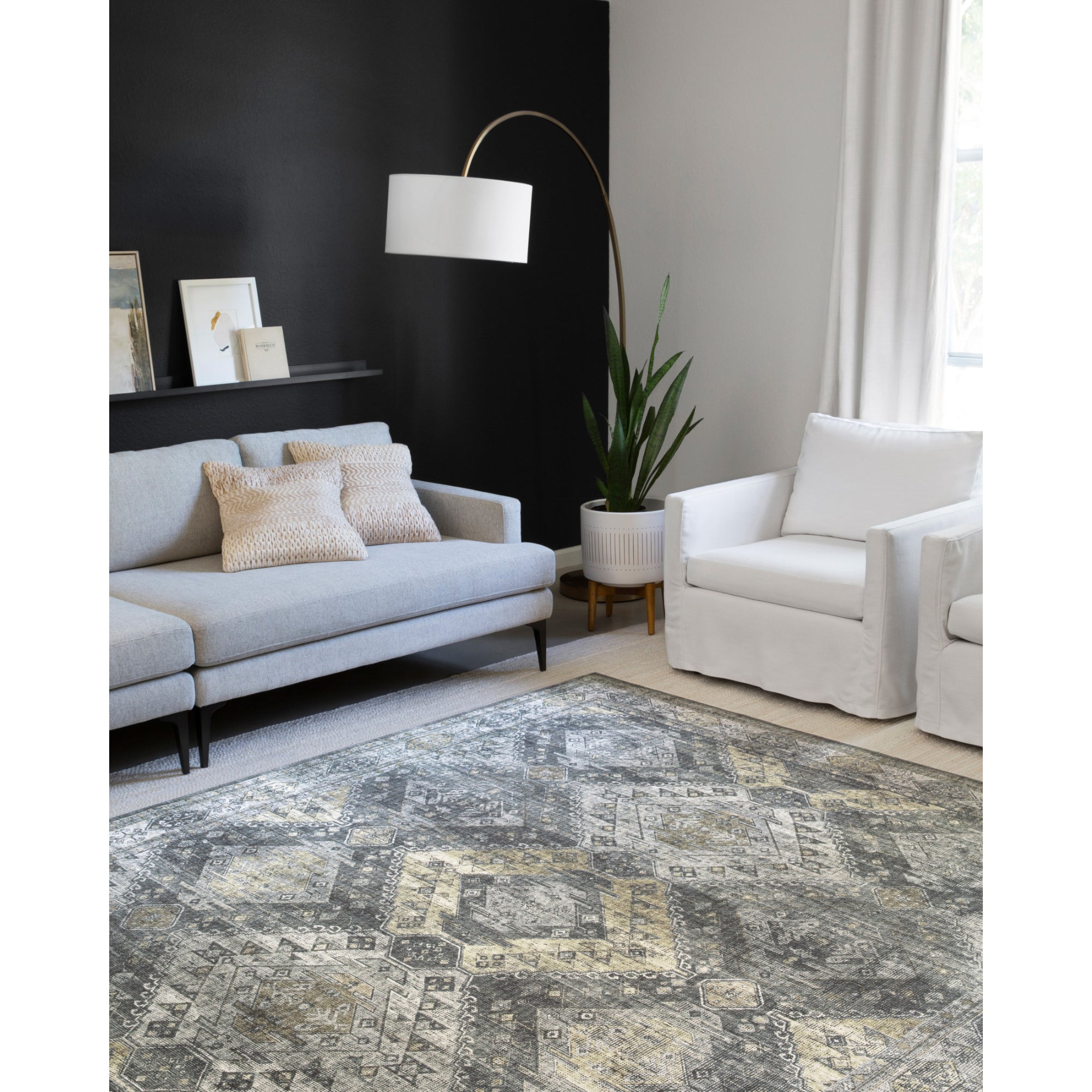 Loloi Skye Graphite/Silver Rug