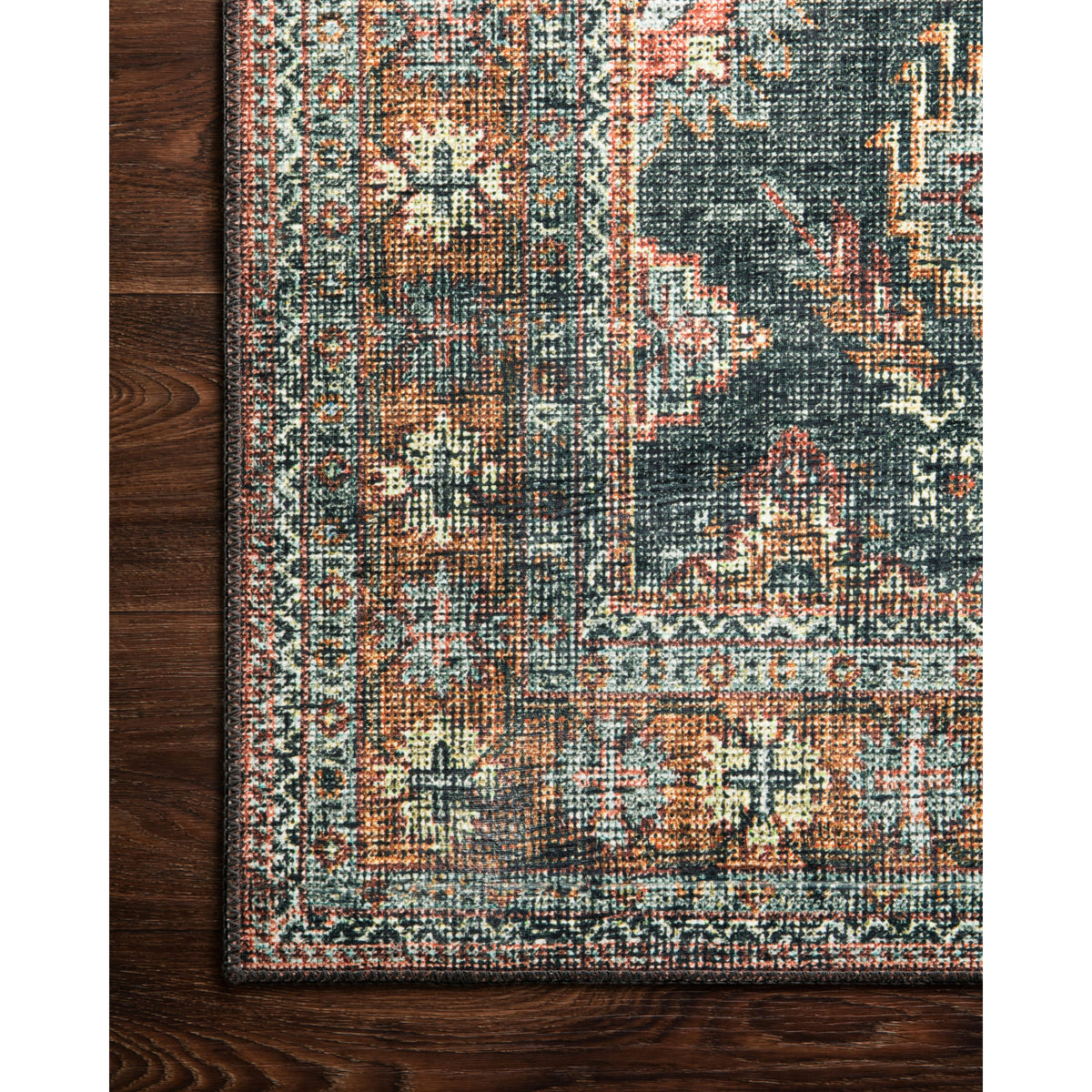Loloi Skye Sea/Rust Rug by Loloi