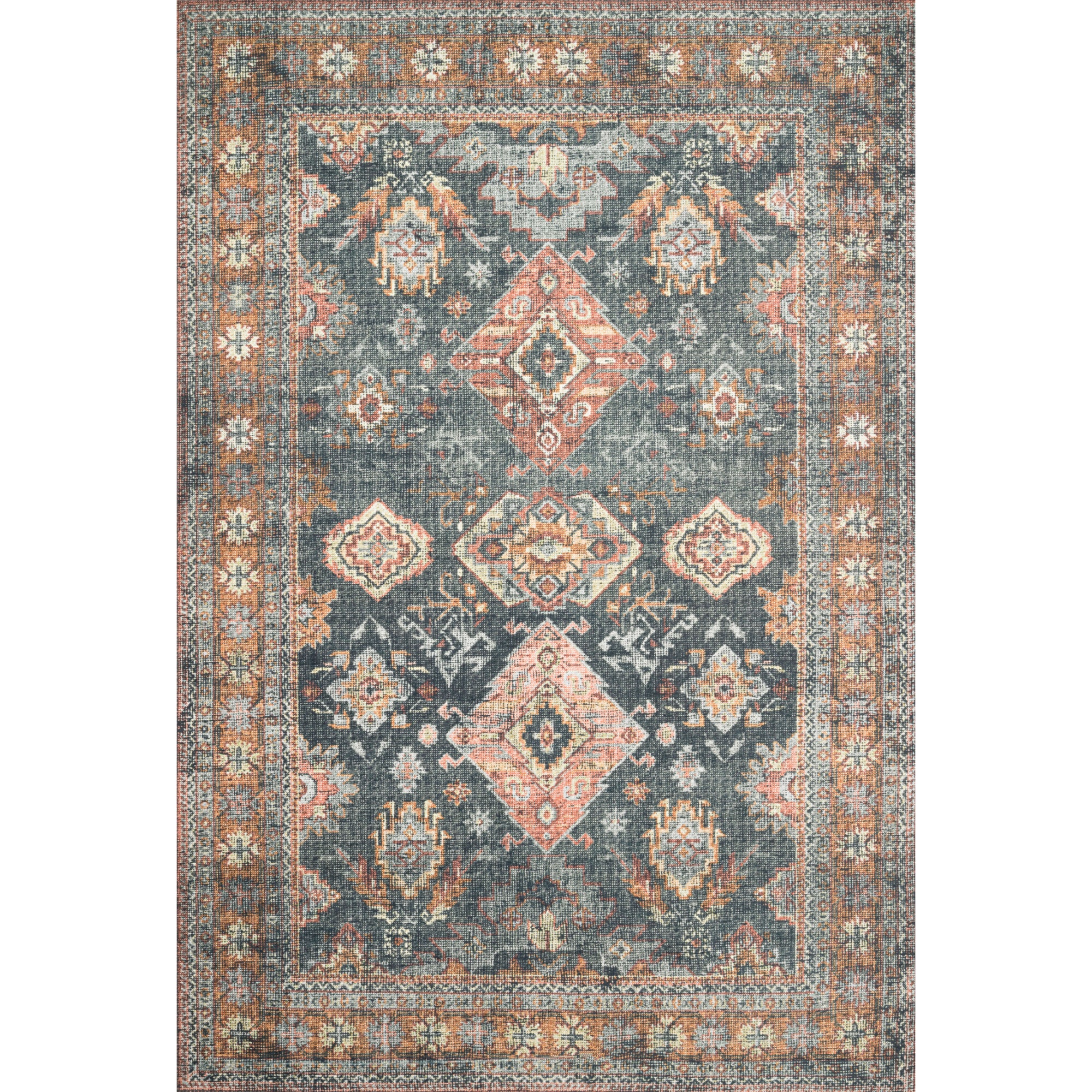 Loloi Skye Sea/Rust Rug