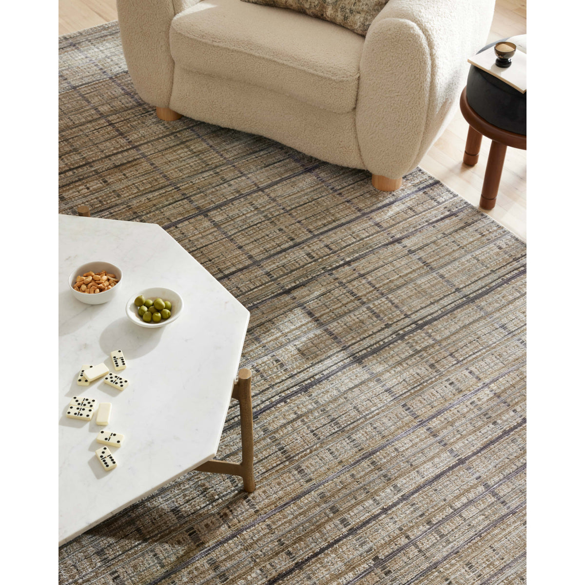Loloi Soho Pebble/Charcoal Rug by Loloi
