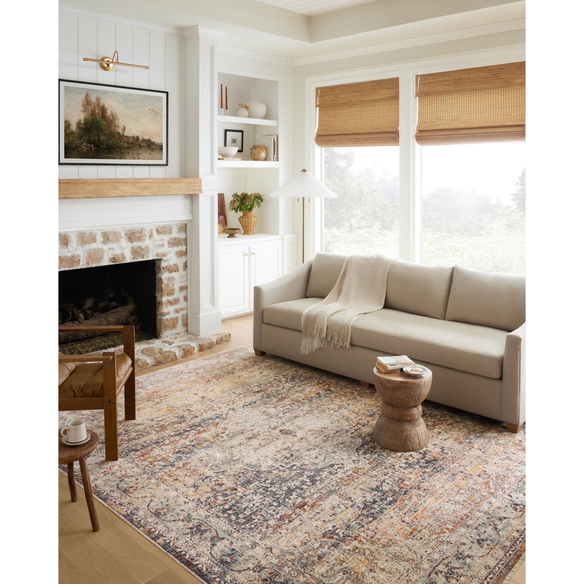 Loloi Sorrento Natural/Multi Rug by Loloi