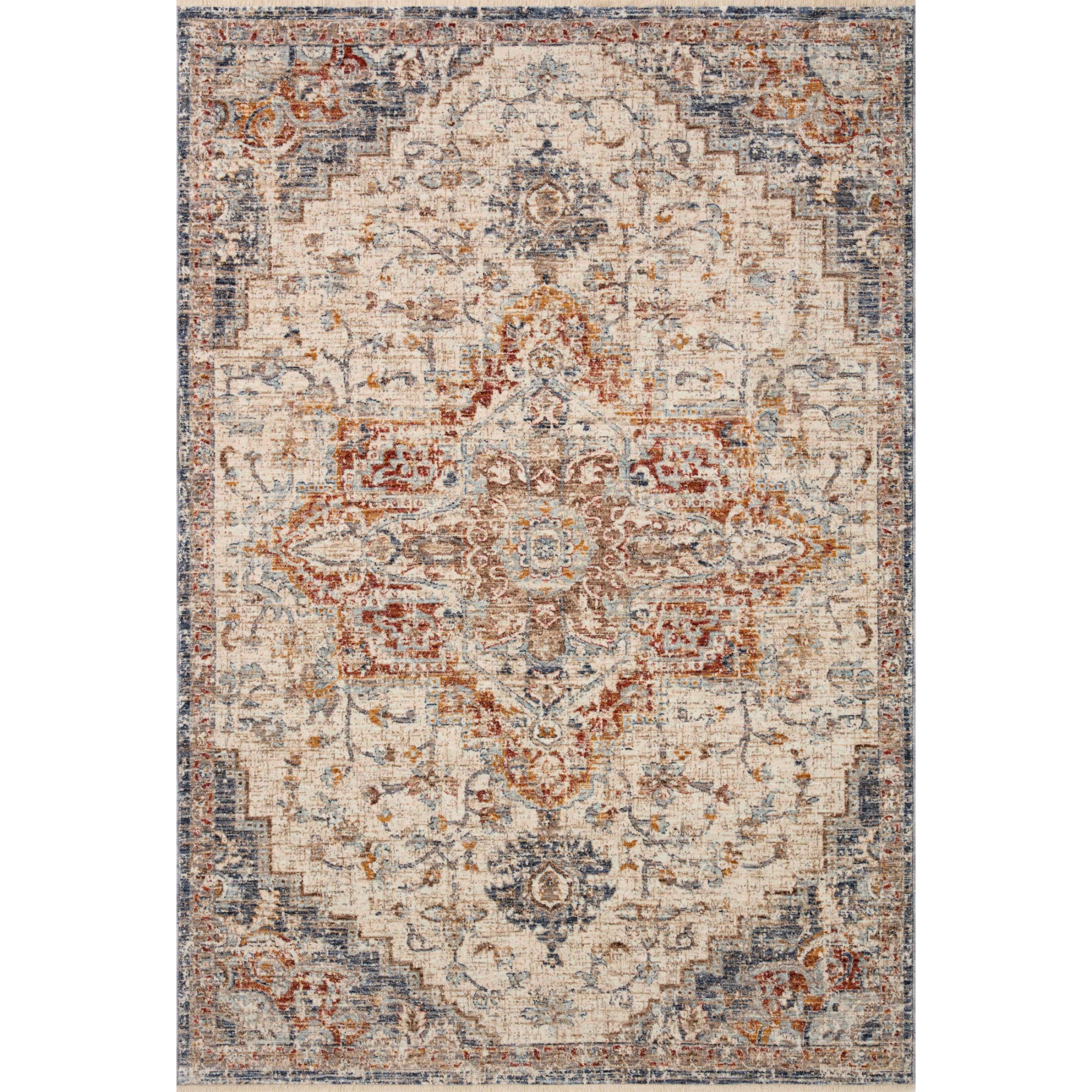 Loloi Sorrento Ivory/Fiesta Rug