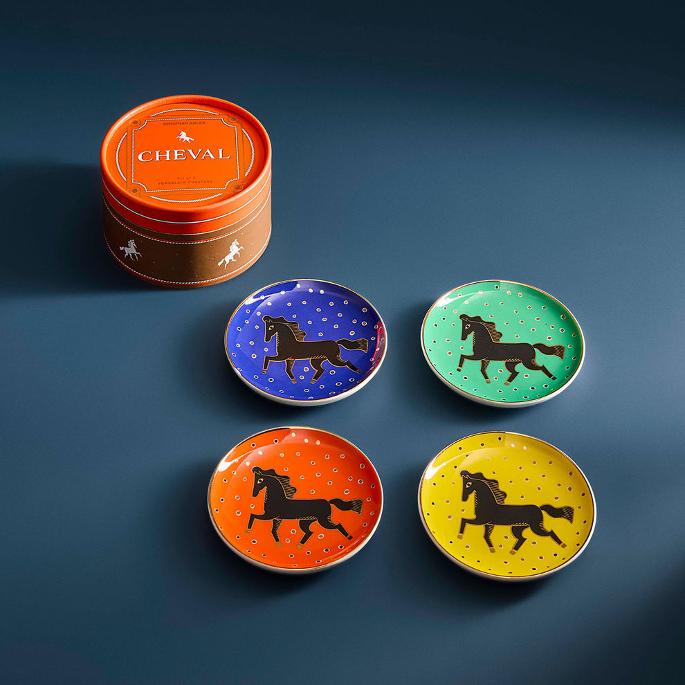 Cheval Coaster Set