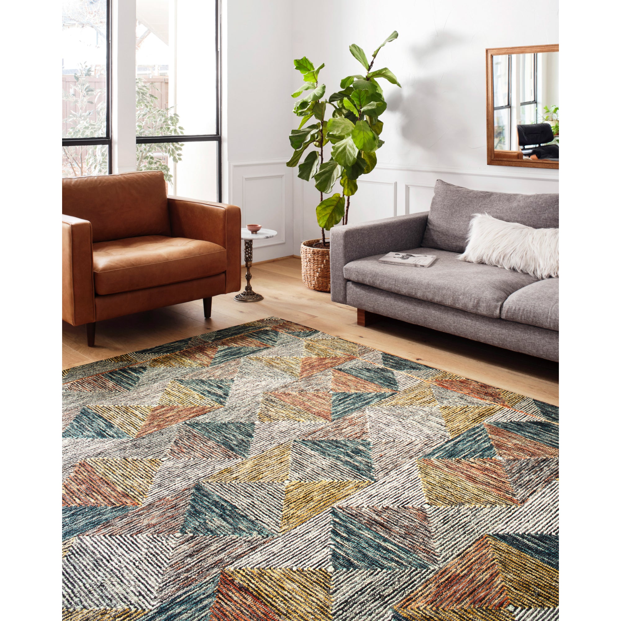 Loloi Spectrum Lagoon/Spice Rug