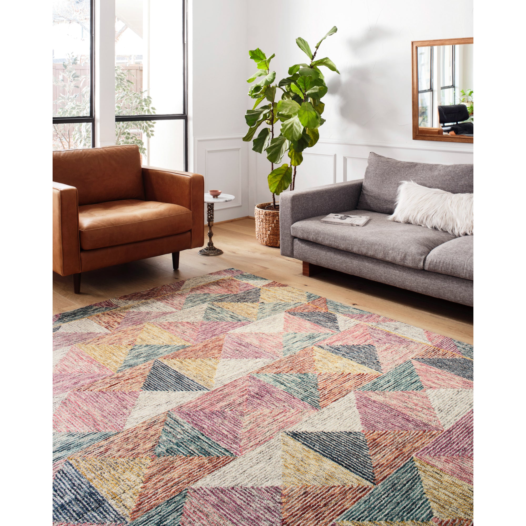 Loloi Spectrum Silver/Fiesta Rug