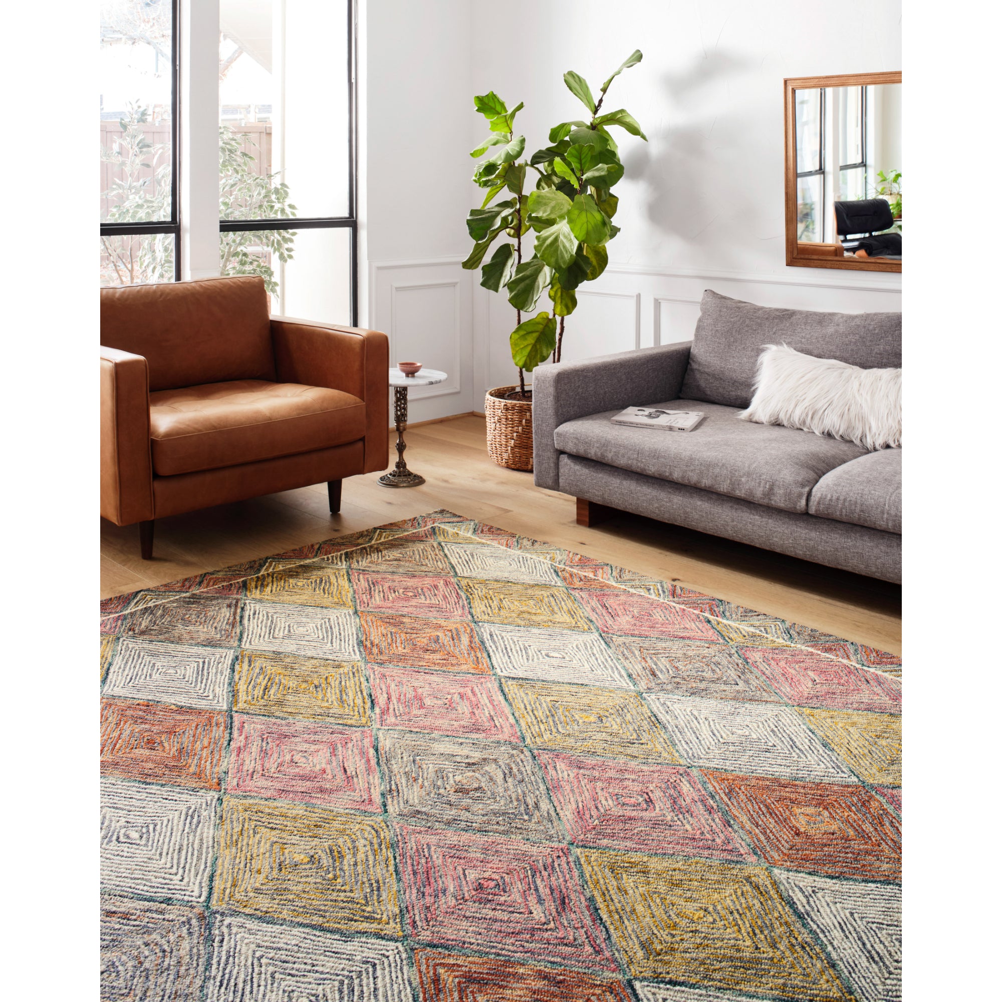 Loloi Spectrum Turquoise/Fiesta Rug