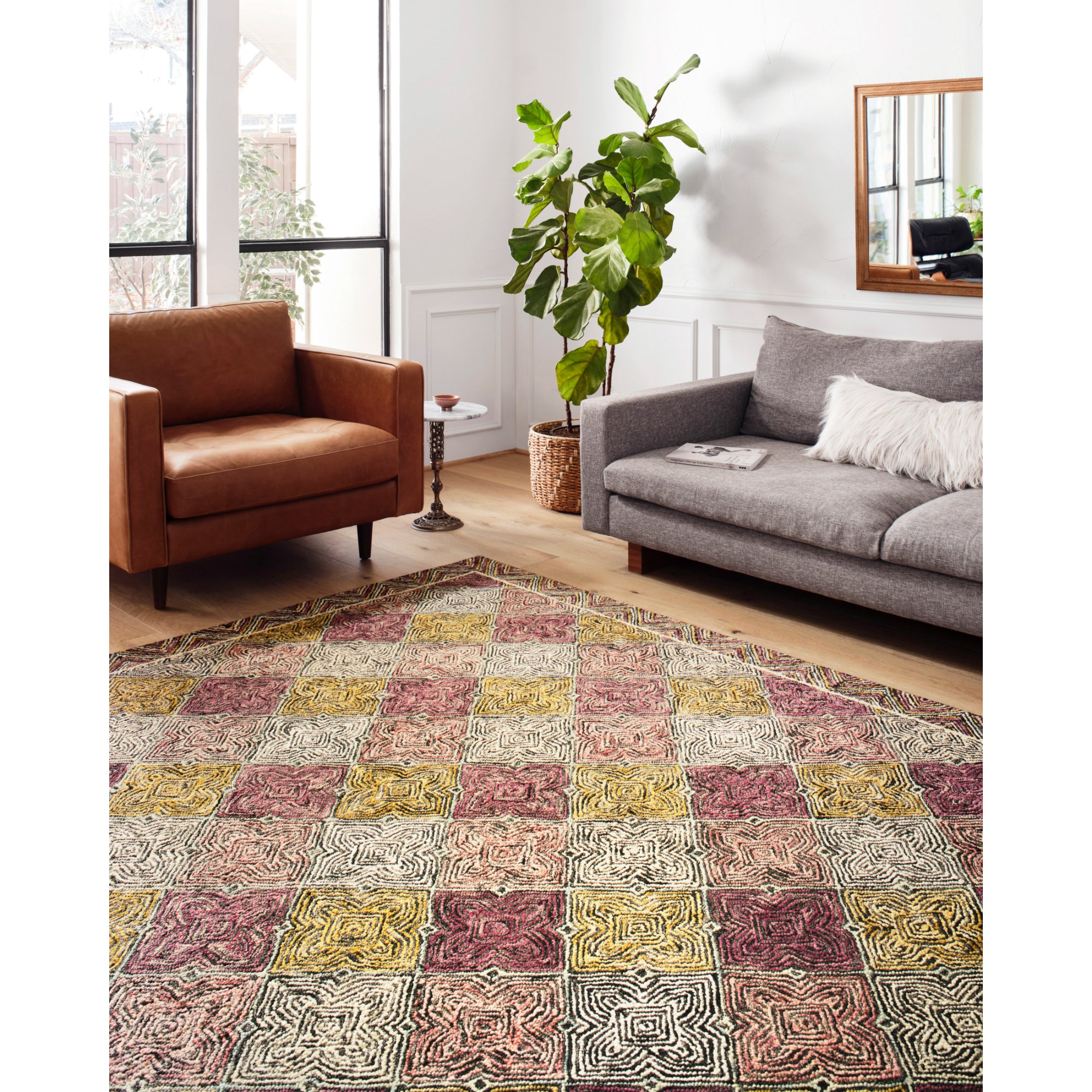 Loloi Spectrum Charcoal/Multi Rug