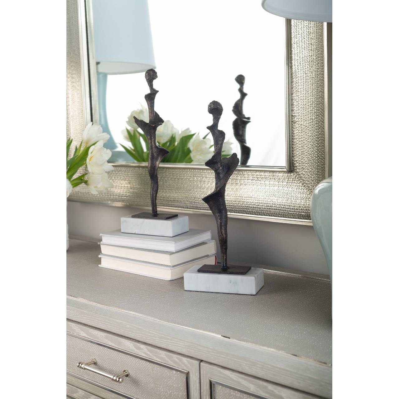 Spiral Statue - Set of 2