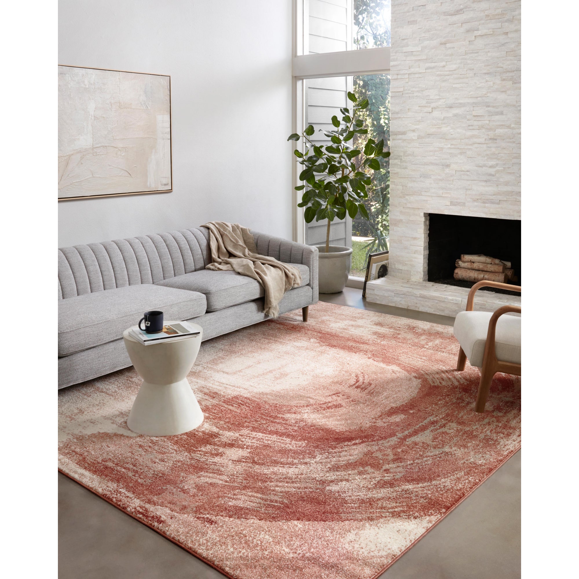 Loloi Spirit Rose/Spice Rug