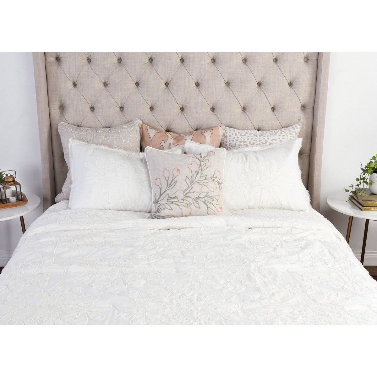 Matira Antique Cream Std Pillow Sham by Classic Home