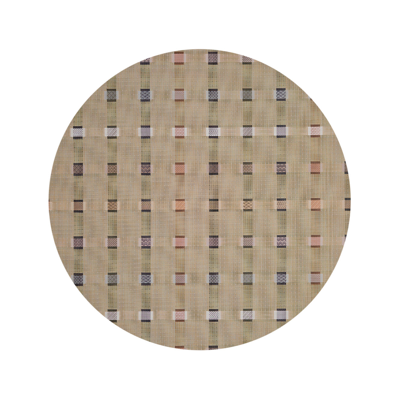 Sampler Round Rug