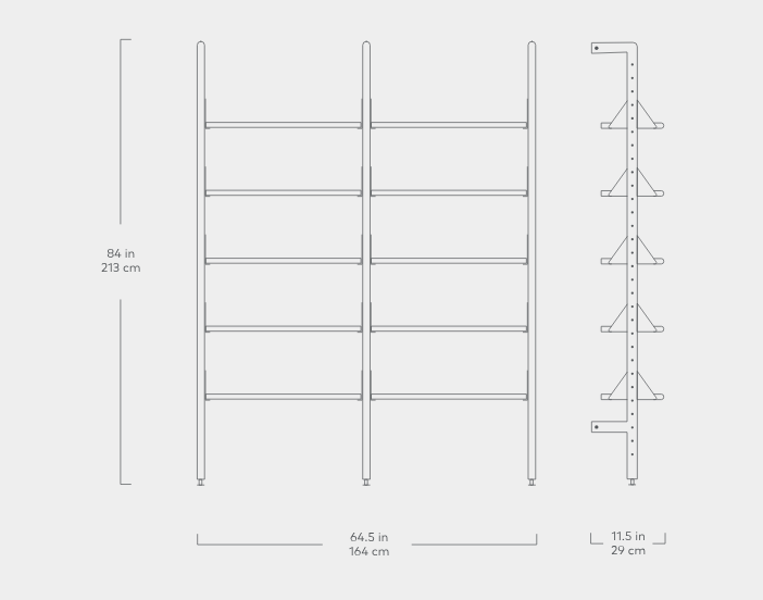 Branch-2 Shelving Unit SHELVING Gus*     Four Hands, Mid Century Modern Furniture, Old Bones Furniture Company, Old Bones Co, Modern Mid Century, Designer Furniture, https://www.oldbonesco.com/