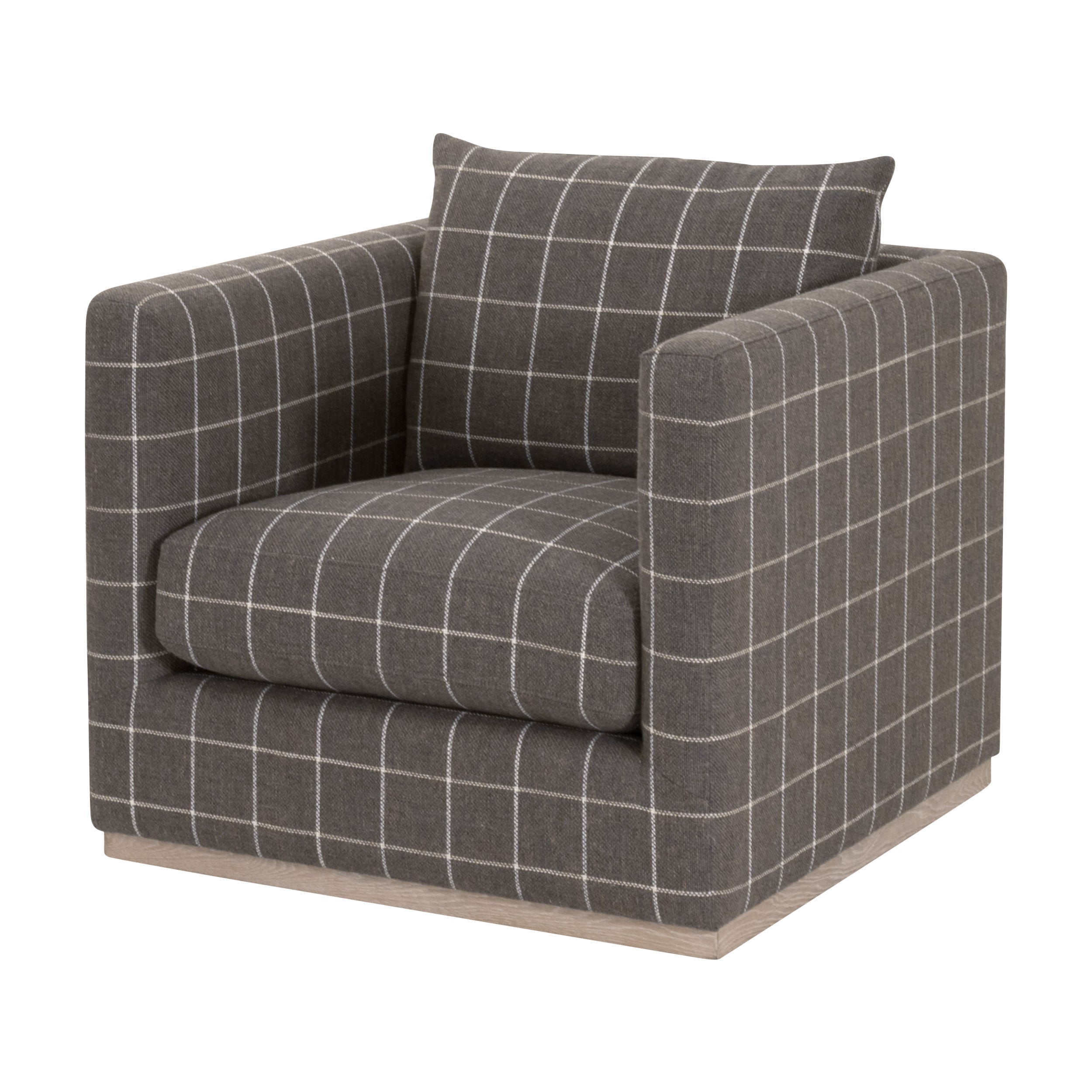 Siena Plinth Base Swivel Club Chair