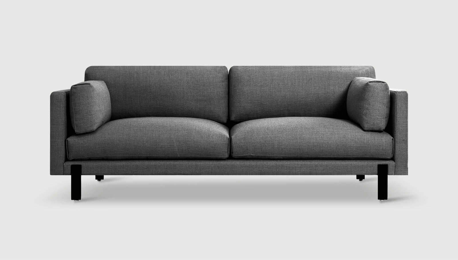 Silverlake Sofa Andorra Pewter / BlackSofa Gus*  Andorra Pewter Black  Four Hands, Mid Century Modern Furniture, Old Bones Furniture Company, Old Bones Co, Modern Mid Century, Designer Furniture, https://www.oldbonesco.com/