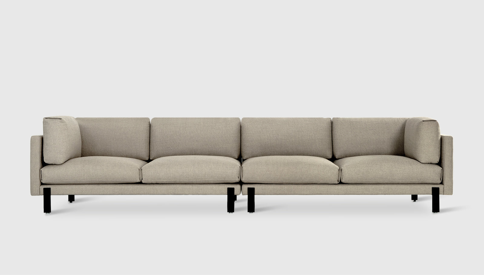 Silverlake XL Sofa Andorra Almond / BlackSofa Gus*  Andorra Almond Black  Four Hands, Mid Century Modern Furniture, Old Bones Furniture Company, Old Bones Co, Modern Mid Century, Designer Furniture, https://www.oldbonesco.com/