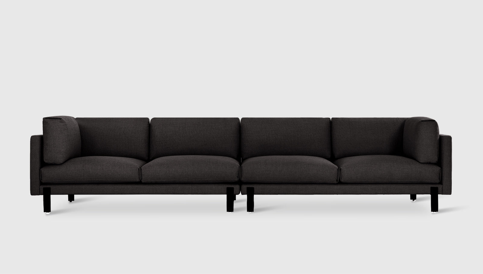 Silverlake XL Sofa Andorra Espresso / BlackSofa Gus*  Andorra Espresso Black  Four Hands, Mid Century Modern Furniture, Old Bones Furniture Company, Old Bones Co, Modern Mid Century, Designer Furniture, https://www.oldbonesco.com/