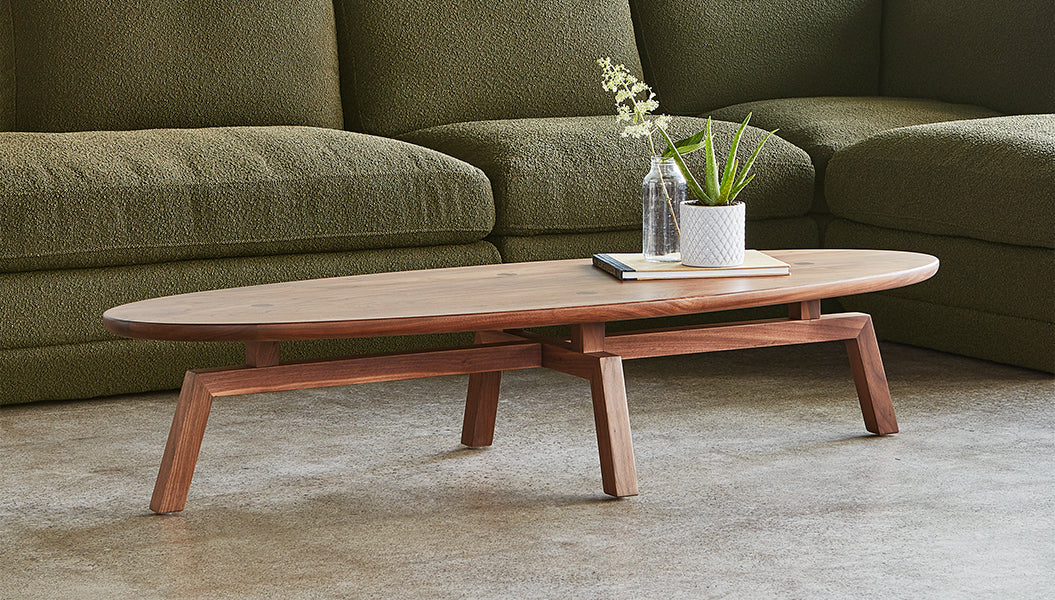 センターテーブル・ローテーブル Space Age Anonymous Design OvalTable Solana Ovals | Solid Wood Tables| Gus*