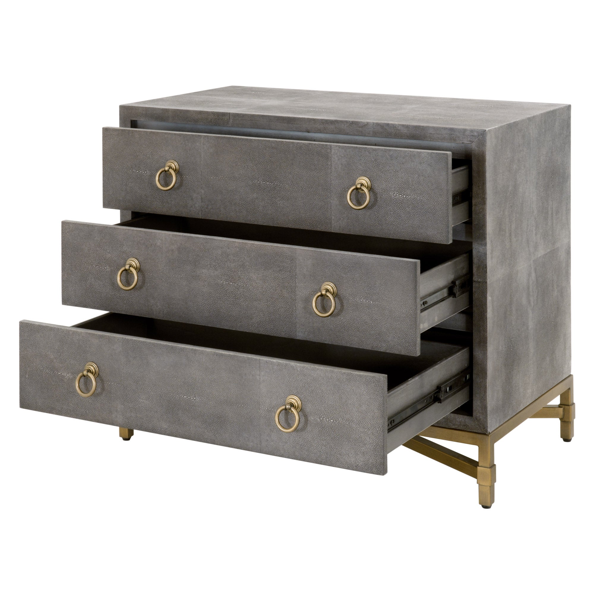 Strand Shagreen 3-Drawer Nightstand Nightstands Essentials For Living , Black Friday Sale Essentials For Living Furniture Sale, Old Bones Co, Mid Century Furniture Sale, Four Hands Furniture, Black Friday Sale Strand Shagreen 3-Drawer Nightstand,Gus Sale, Perigold Strand Shagreen 3-Drawer Nightstand Nightstands Black Friday Sale , Perigold Sale Strand Shagreen 3-Drawer Nightstand,Strand Shagreen 3-Drawer Nightstand Lulu and Georgia, Burke Decor Sale Strand Shagreen 3-Drawer Nightstand, www.oldbonesco.com