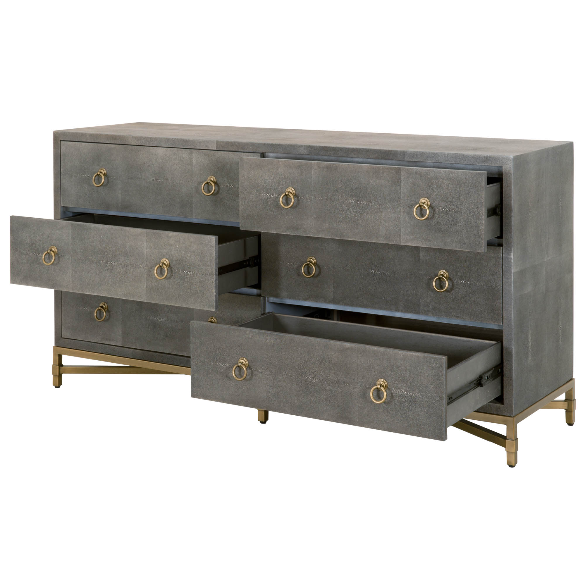 Strand Shagreen 6-Drawer Double Dresser Dressers & Chests Essentials For Living , Black Friday Sale Essentials For Living Furniture Sale, Old Bones Co, Mid Century Furniture Sale, Four Hands Furniture, Black Friday Sale Strand Shagreen 6-Drawer Double Dresser,Gus Sale, Perigold Strand Shagreen 6-Drawer Double Dresser Dressers & Chests Black Friday Sale , Perigold Sale Strand Shagreen 6-Drawer Double Dresser,Strand Shagreen 6-Drawer Double Dresser Lulu and Georgia, Burke Decor Sale Strand Shagreen 6-Drawer D