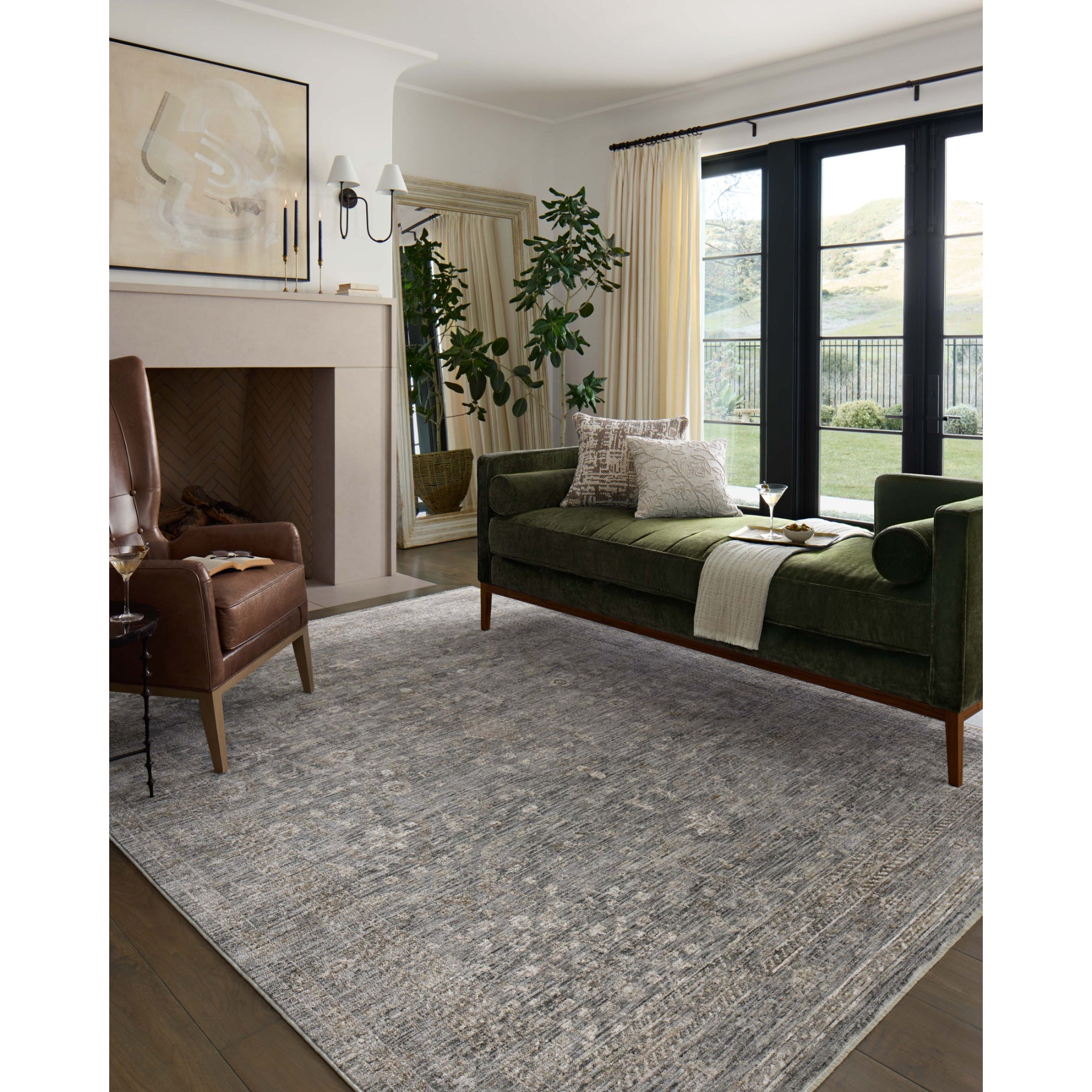 Loloi Tabitha Stone/Natural Rug
