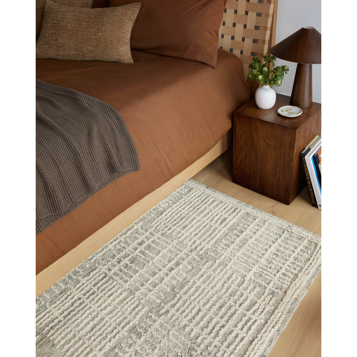 Loloi Tallulah Mist/Ivory Rug by Loloi