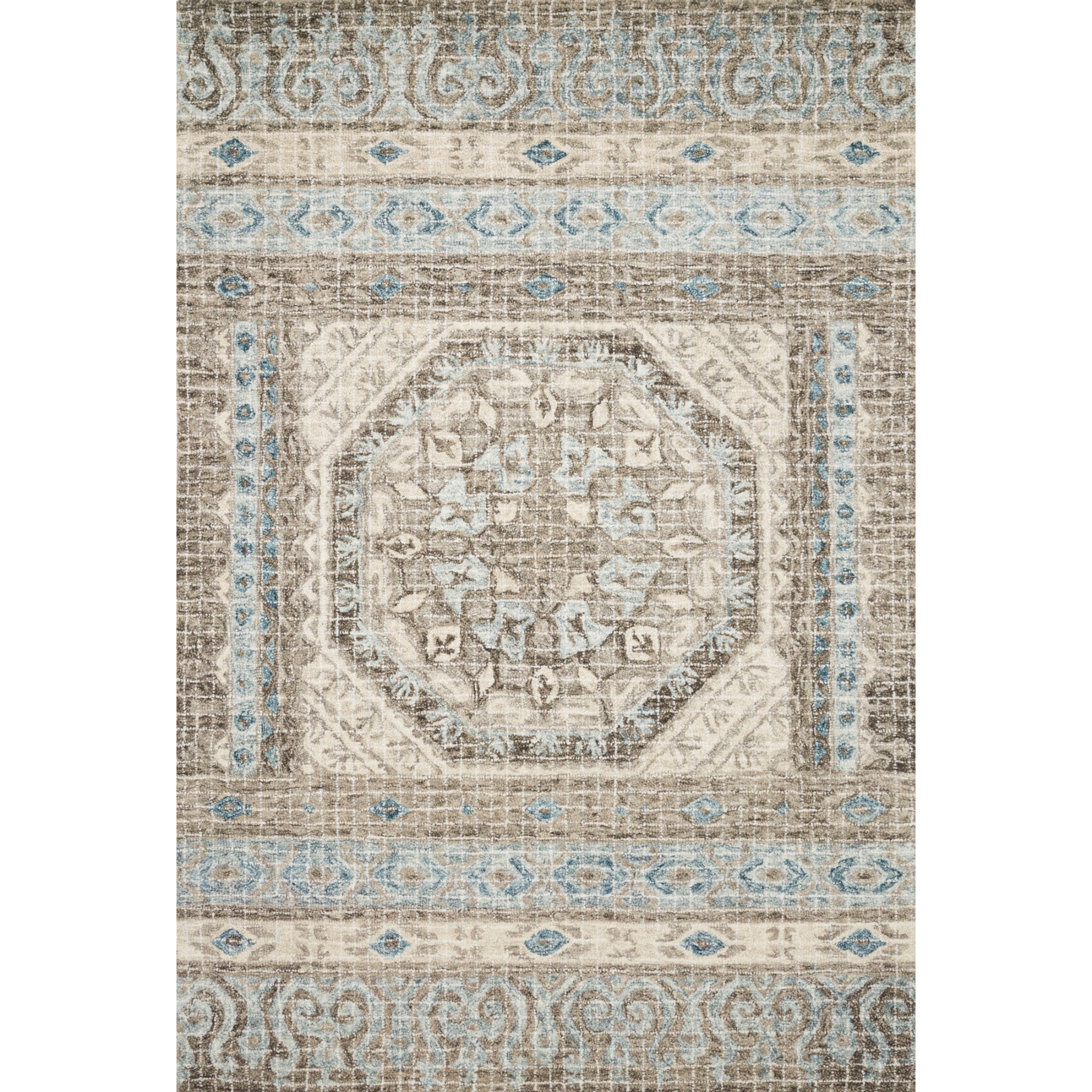 Loloi Tatum Stone/Blue Rug