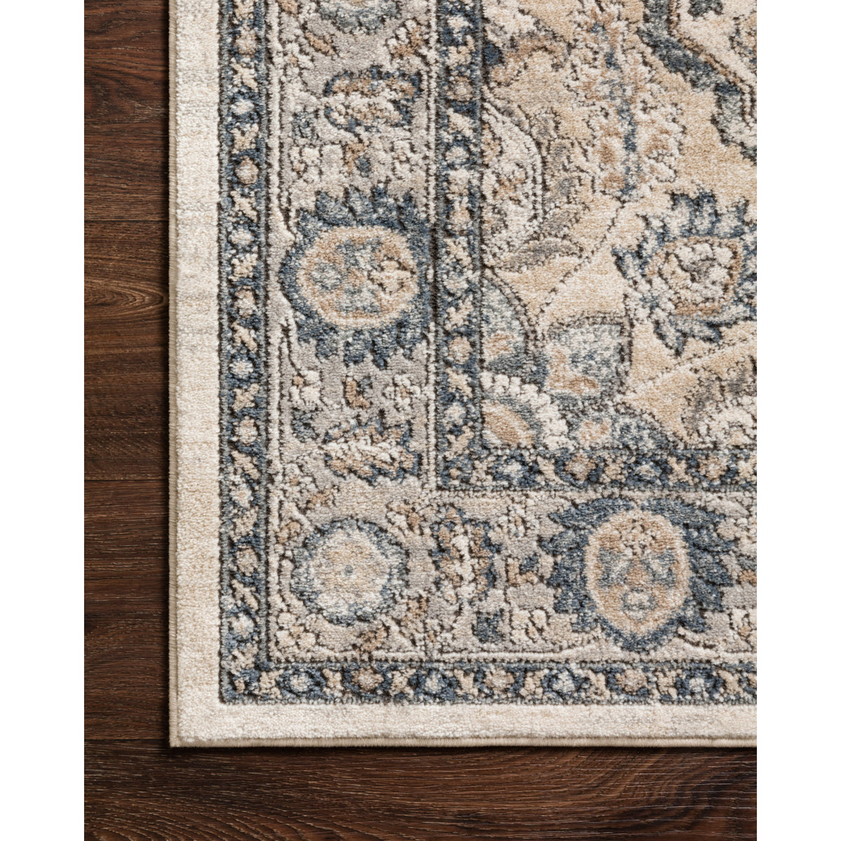 Loloi Teagan Natural/Light Grey Rug by Loloi