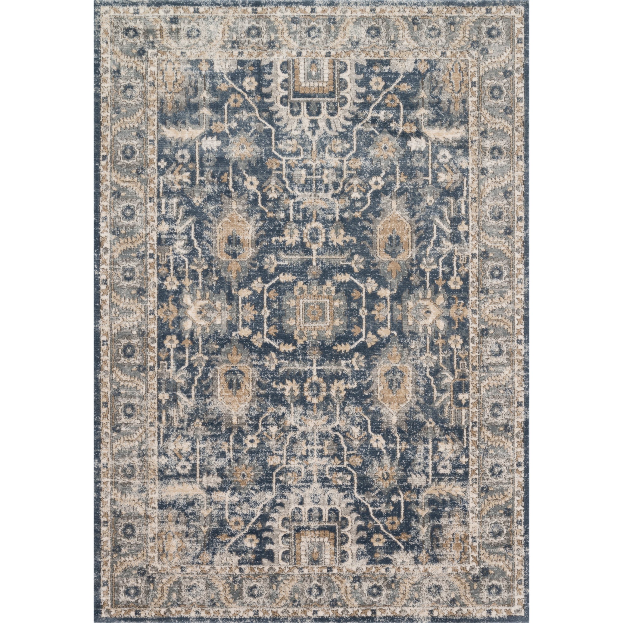 Loloi Teagan Denim/Pebble Rug