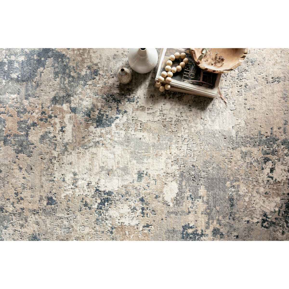 Loloi Teagan Natural/Denim Rug by Loloi