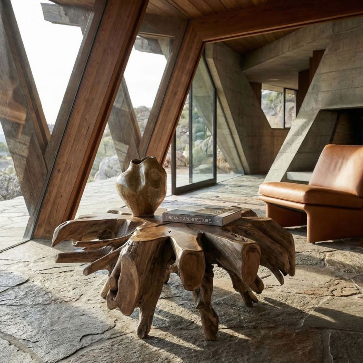 Teak Root Coffee Table