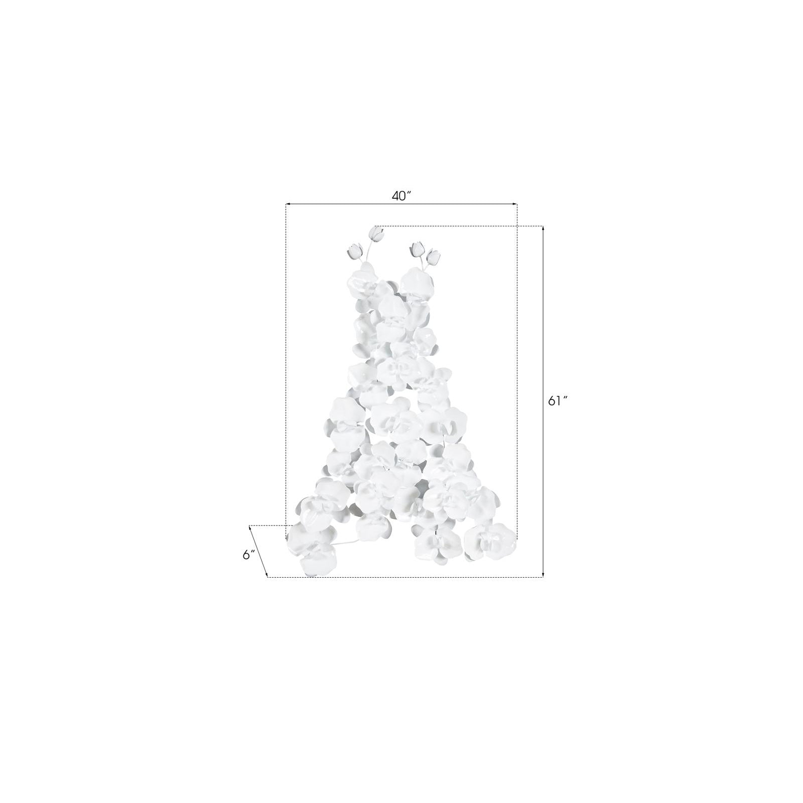 Orchid Dress Wall Art