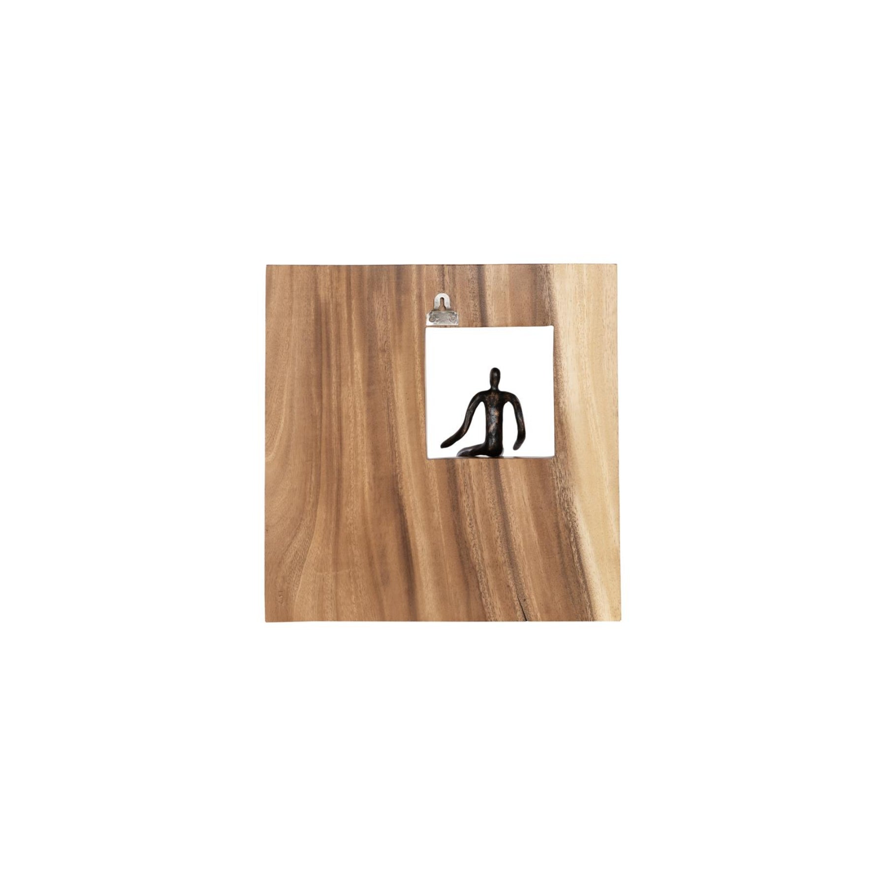 Atlas Pointing Figure Square Wall Decor