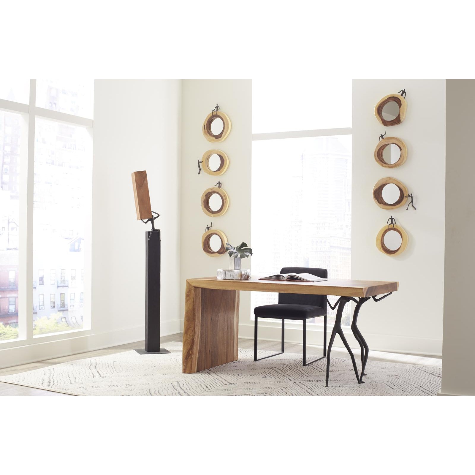 Atlas Cross Cut Full Man Mirror