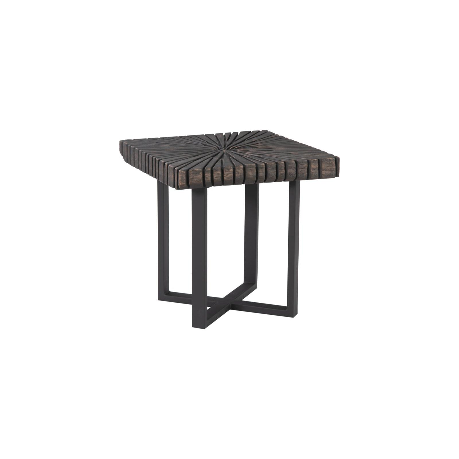 Chainsaw Side Table - Burnt Black